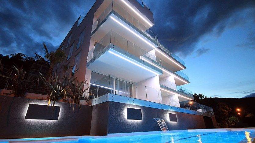 Luxus-Apartment mit Meerblick 100 m vom Meer entfernt in Opatija